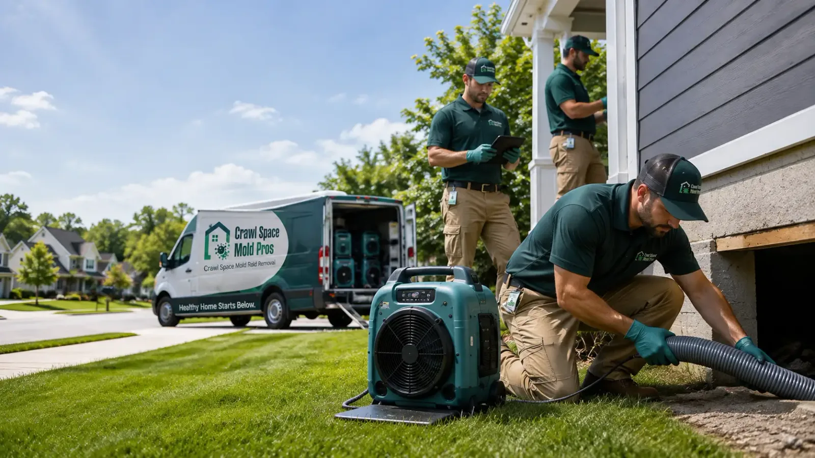 Crawl Space Mold Removal in La Crosse, KS
